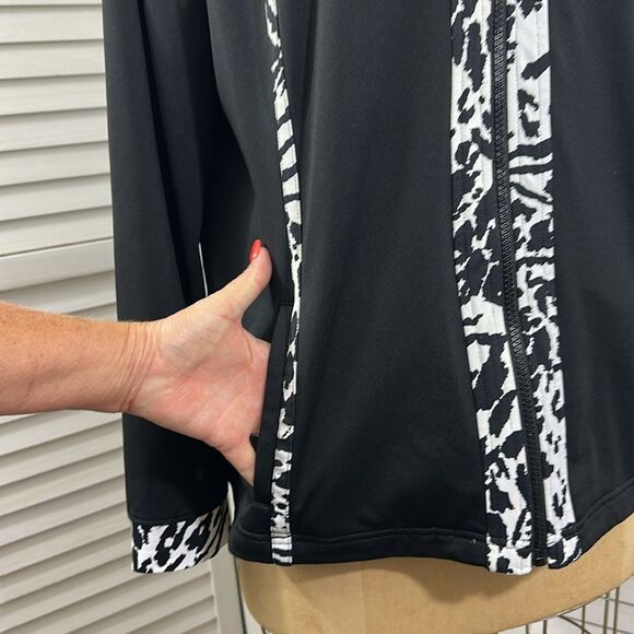 Zenergy By Chico's Jacket Size 3 Activewear - Picture 8 of 12